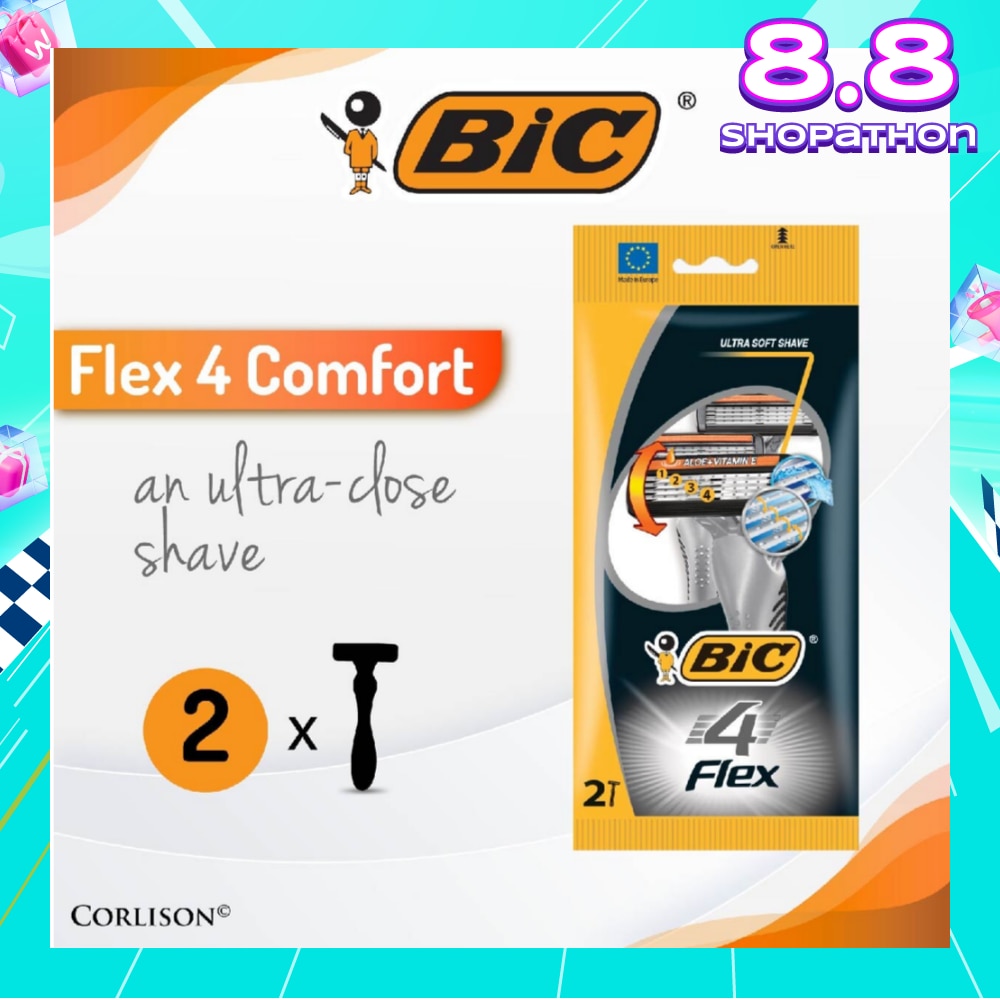 FLEX 4 Comfort Disposable Shaver 2s