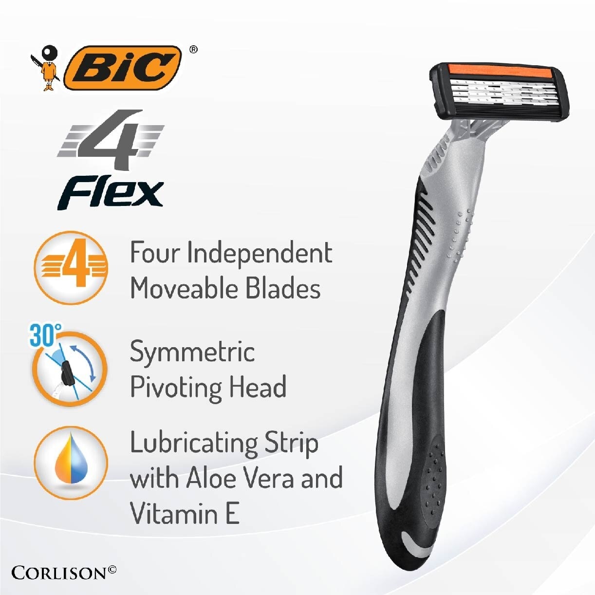 FLEX 4 Comfort Disposable Shaver 2s