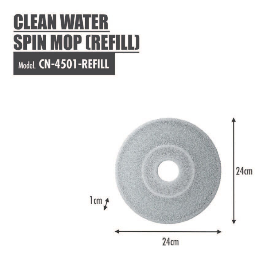 The Clean Water Spin Mop Refill 1s