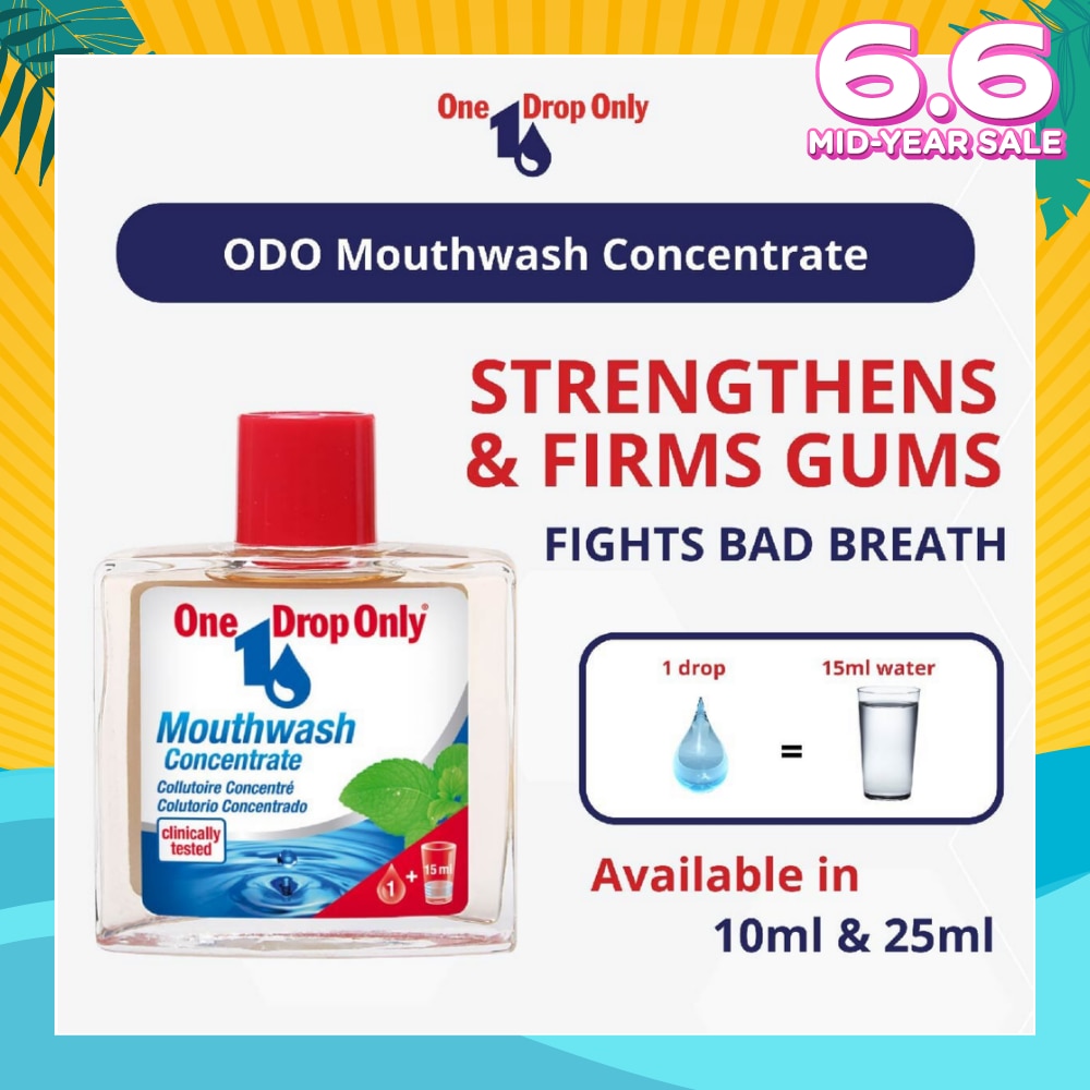 AntiBacterial Mouthwash Concentrate 10ml (Expiry: Mar`2026)