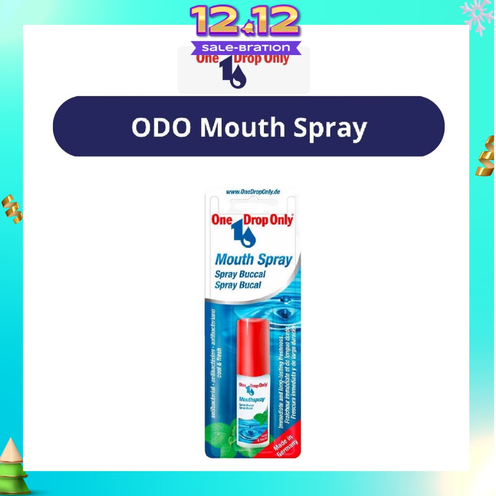 AntiBacterial Mouth Spray (Helps Prevent Inflammation + Combats Bad breath) 15ml