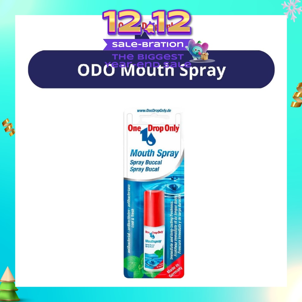 AntiBacterial Mouth Spray (Helps Prevent Inflammation + Combats Bad breath) 15ml