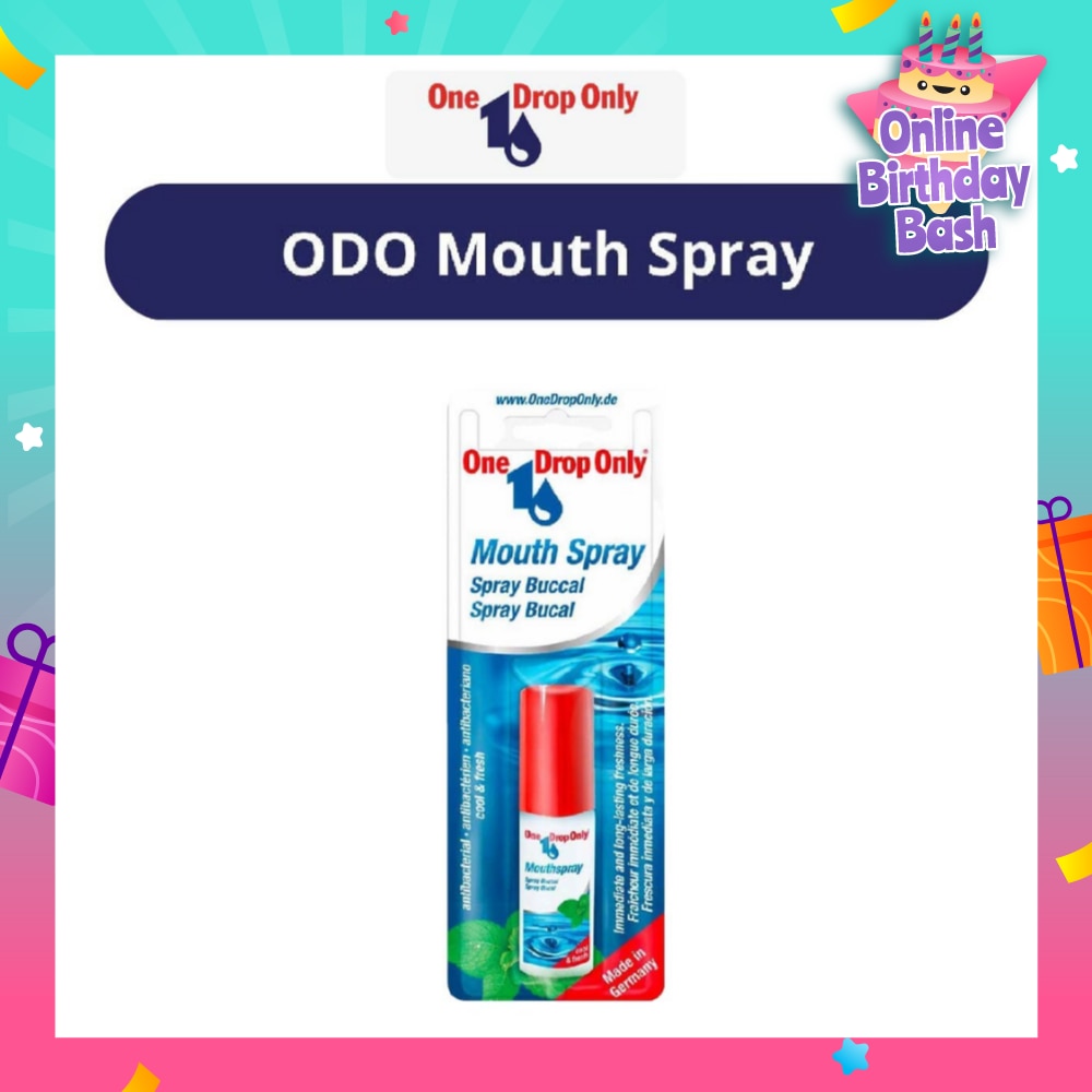 AntiBacterial Mouth Spray (Helps Prevent Inflammation + Combats Bad breath) 15ml