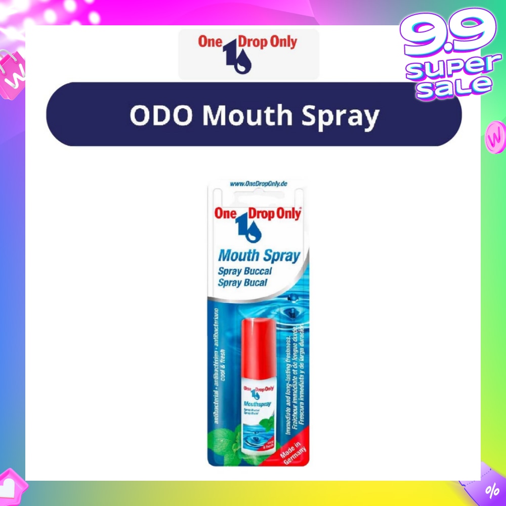 AntiBacterial Mouth Spray (Helps Prevent Inflammation + Combats Bad breath) 15ml