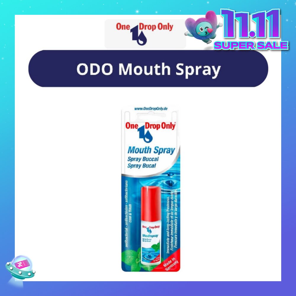 AntiBacterial Mouth Spray (Helps Prevent Inflammation + Combats Bad breath) 15ml
