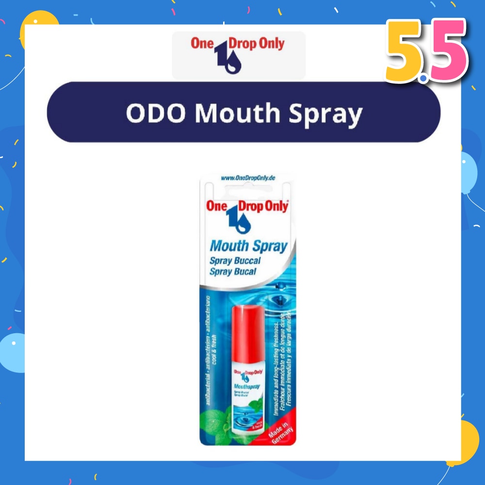 AntiBacterial Mouth Spray (Helps Prevent Inflammation + Combats Bad breath) 15ml
