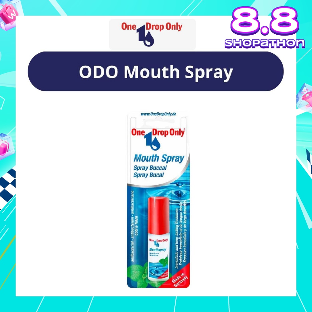 AntiBacterial Mouth Spray (Helps Prevent Inflammation + Combats Bad breath) 15ml