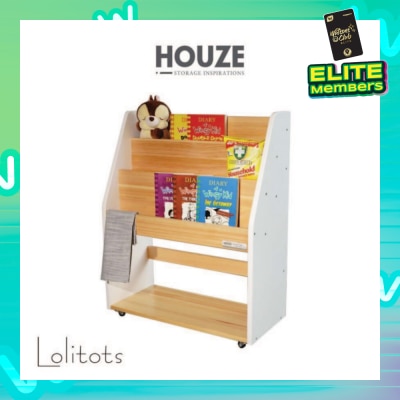 HOUZE Multipurpose Bookshelf White 1s