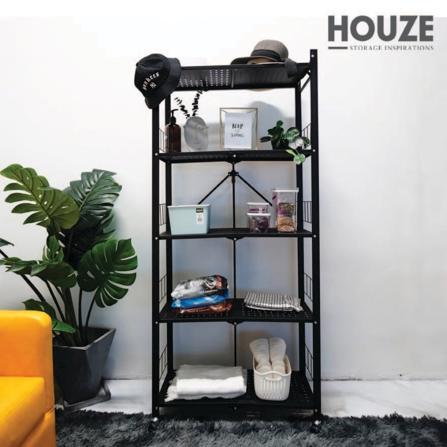 5 Tier Foldable Storage Shelf 1s