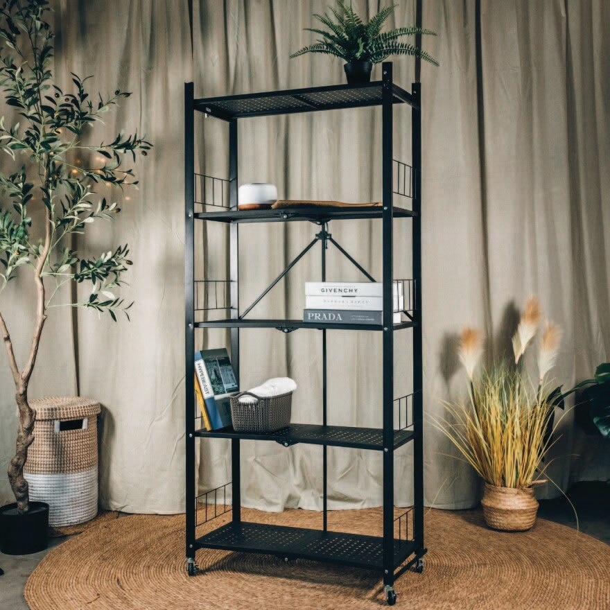 5 Tier Foldable Storage Shelf 1s