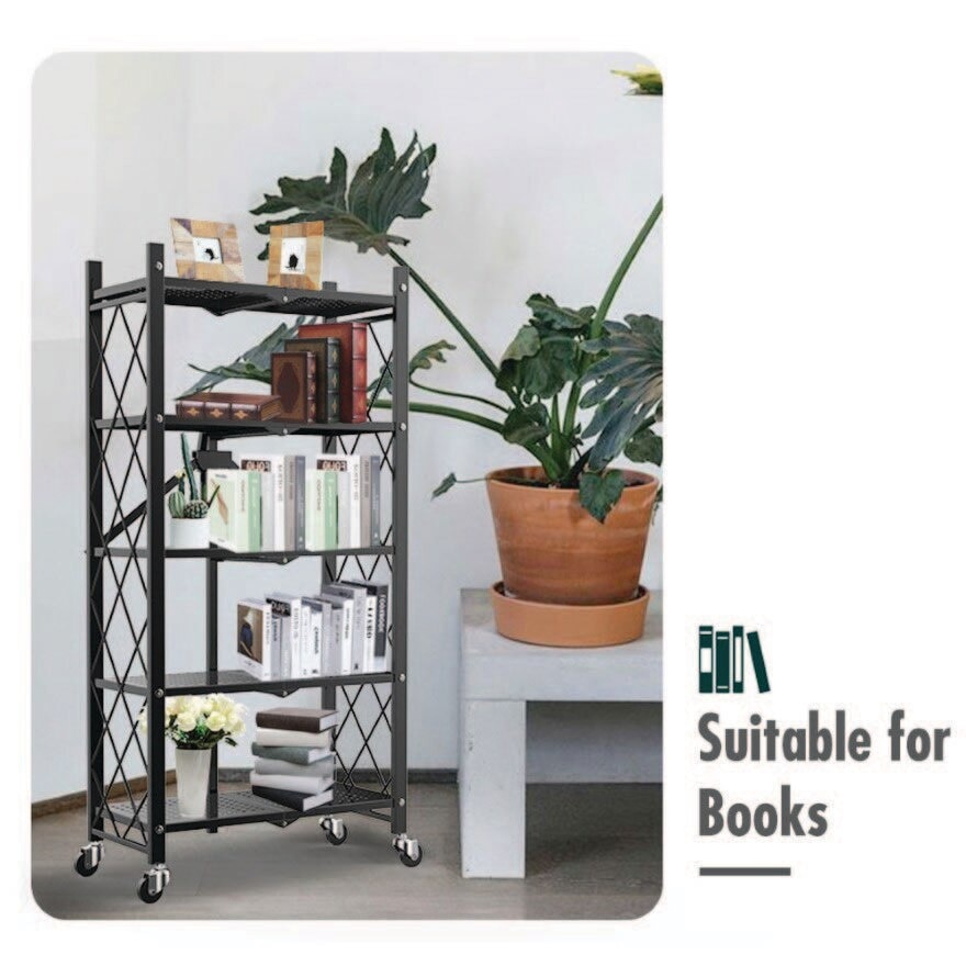 5 Tier Foldable Storage Shelf 1s