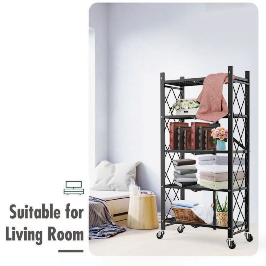 5 Tier Foldable Storage Shelf 1s