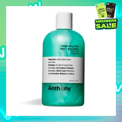 ANTHONY Invigorating Rush Hair & Body Wash 355ml