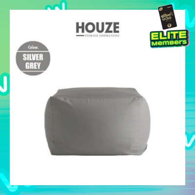 HOUZE Laxla Bean Bag Silver Grey 1s