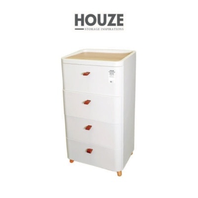 HOUZE LIFE 4 Tier Bedside Drawer