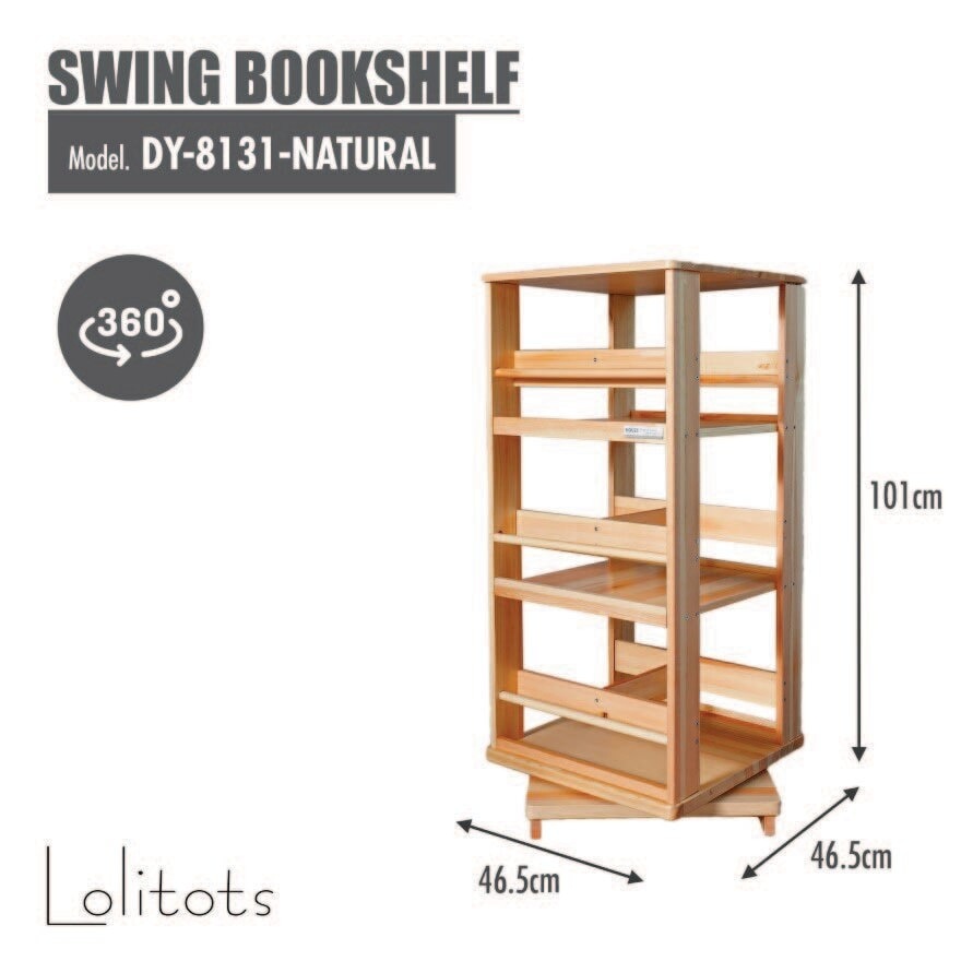 Swing Bookshelf Natural 1s