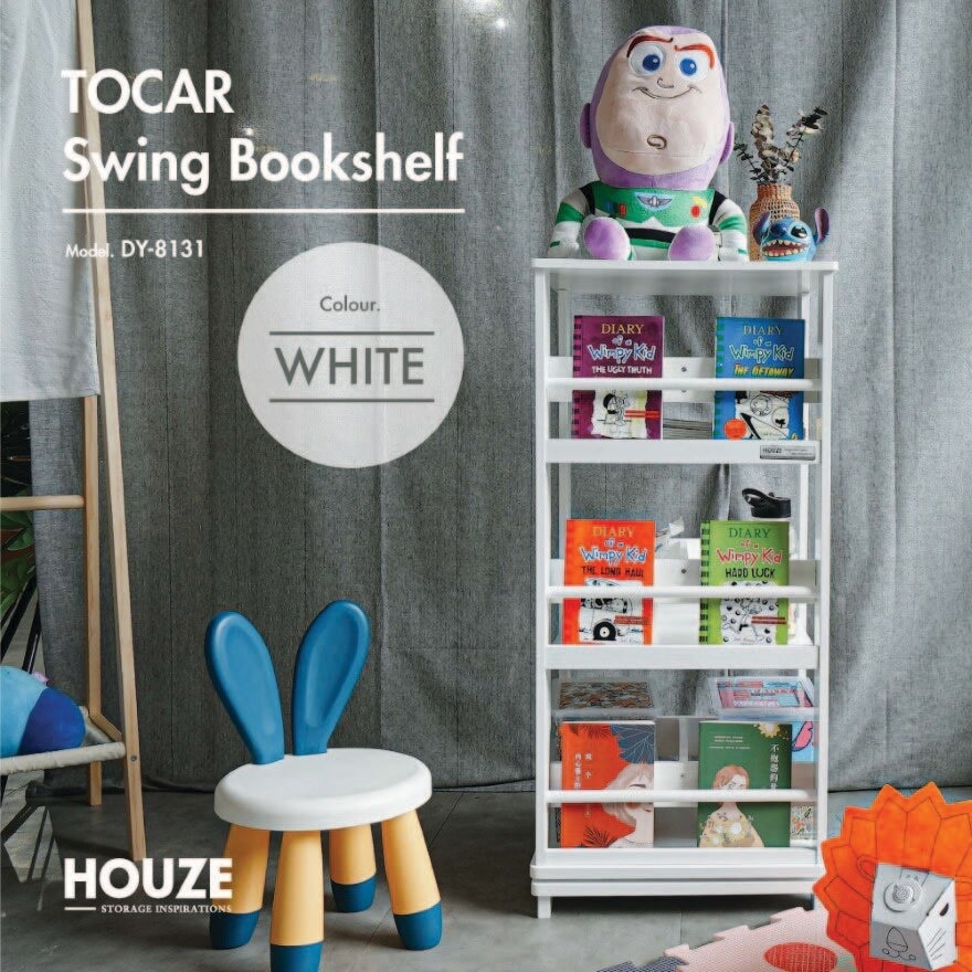 Swing Bookshelf White 1s