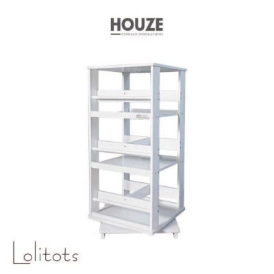 HOUZE Swing Bookshelf White 1s