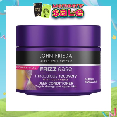 JOHN FRIEDA - Frizz Ease Miraculous Recovery with Ceramides Deep Conditioner (For Frizzy Damaged Hair) 250ml