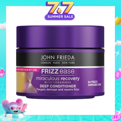 JOHN FRIEDA - Frizz Ease Miraculous Recovery with Ceramides Deep Conditioner (For Frizzy Damaged Hair) 250ml