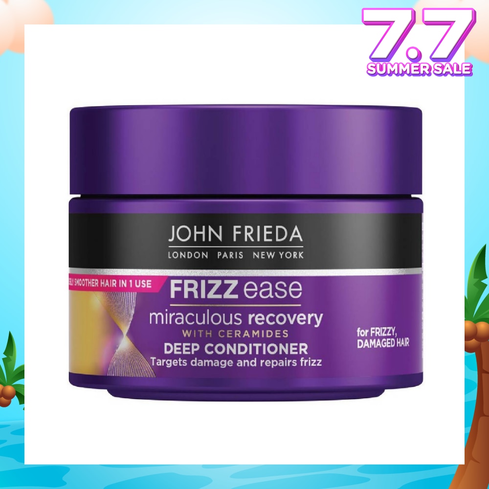Frizz Ease Miraculous Recovery with Ceramides Deep Conditioner (For Frizzy Damaged Hair) 250ml