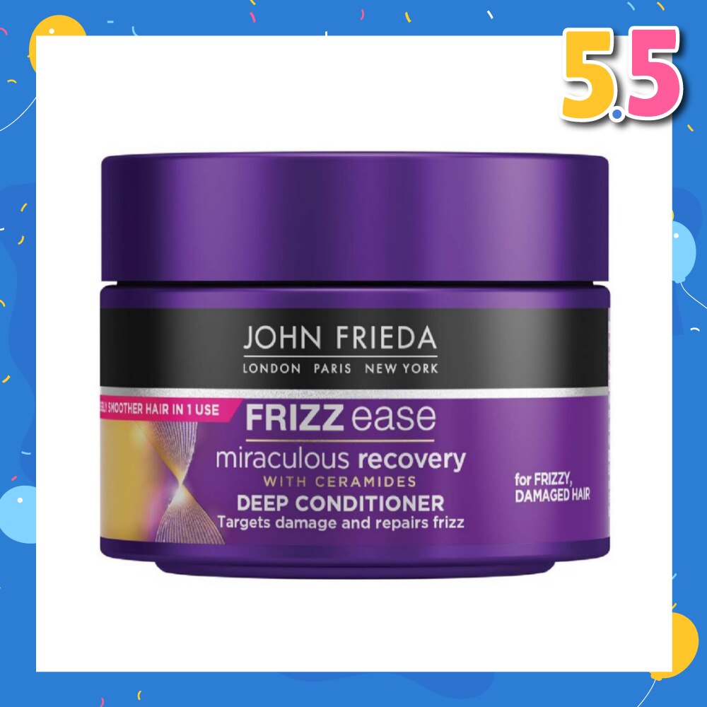 Frizz Ease Miraculous Recovery with Ceramides Deep Conditioner (For Frizzy Damaged Hair) 250ml