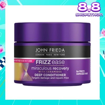 JOHN FRIEDA Frizz Ease Miraculous Recovery with Ceramides Deep Conditioner (For Frizzy Damaged Hair) 250ml