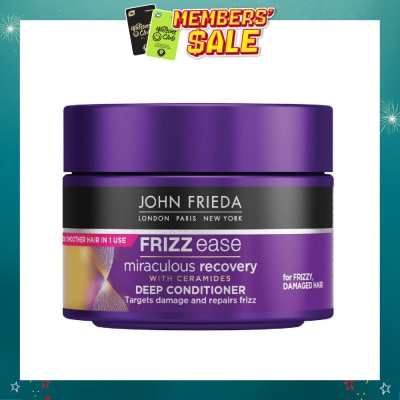 JOHN FRIEDA - Frizz Ease Miraculous Recovery with Ceramides Deep Conditioner (For Frizzy Damaged Hair) 250ml