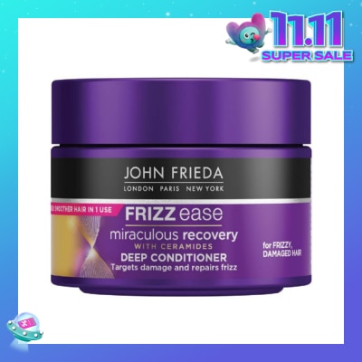 JOHN FRIEDA Frizz Ease Miraculous Recovery with Ceramides Deep Conditioner (For Frizzy Damaged Hair) 250ml