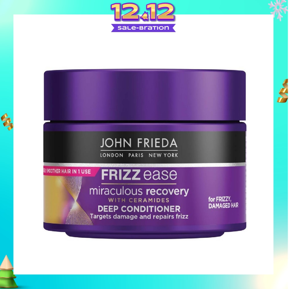 Frizz Ease Miraculous Recovery with Ceramides Deep Conditioner (For Frizzy Damaged Hair) 250ml