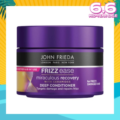 JOHN FRIEDA Frizz Ease Miraculous Recovery with Ceramides Deep Conditioner (For Frizzy Damaged Hair) 250ml