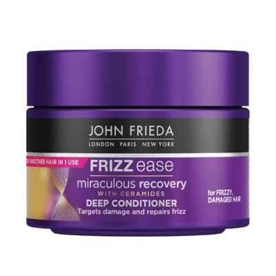 JOHN FRIEDA Frizz Ease Miraculous Recovery with Ceramides Deep Conditioner (For Frizzy Damaged Hair) 250ml