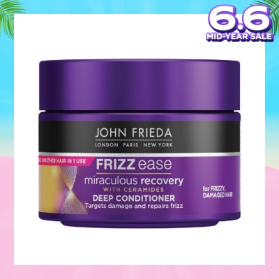 JOHN FRIEDA Frizz Ease Miraculous Recovery with Ceramides Deep Conditioner (For Frizzy Damaged Hair) 250ml