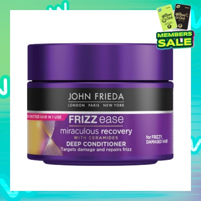 JOHN FRIEDA Frizz Ease Miraculous Recovery with Ceramides Deep Conditioner (For Frizzy Damaged Hair) 250ml