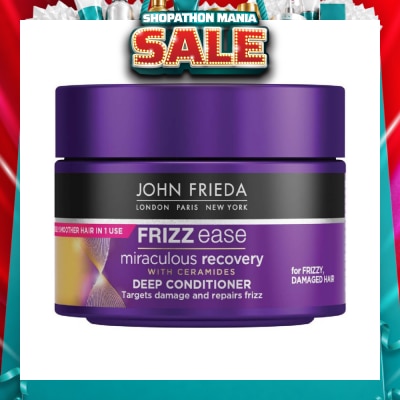 JOHN FRIEDA - Frizz Ease Miraculous Recovery with Ceramides Deep Conditioner (For Frizzy Damaged Hair) 250ml