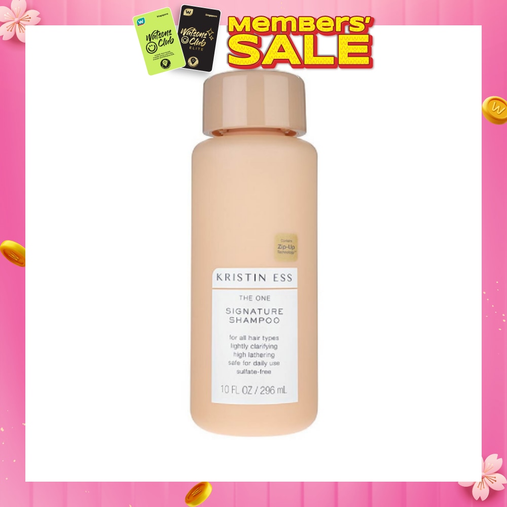 The One Signature Shampoo (Moisturising + Enhances Shine) 296ml