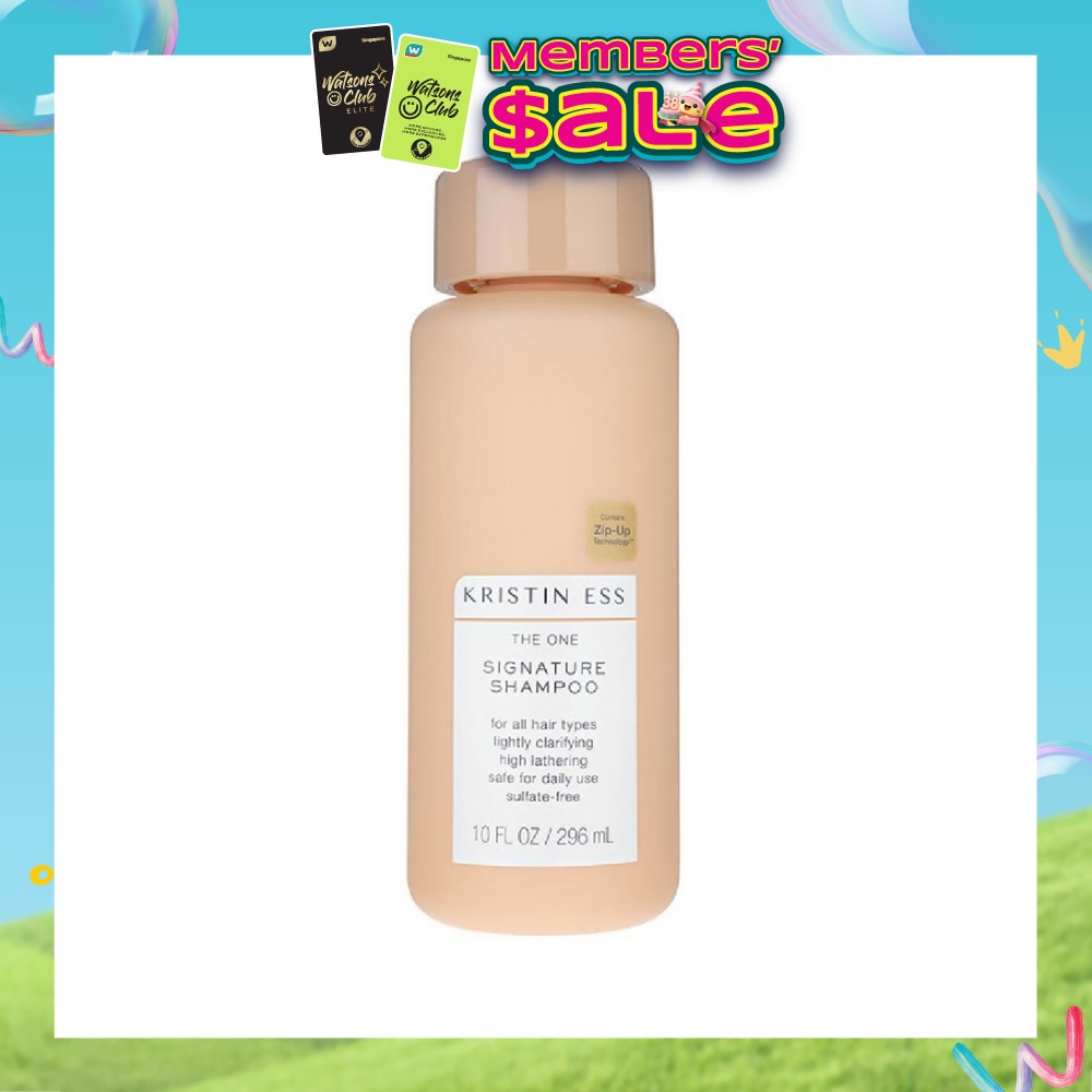 The One Signature Shampoo (Moisturising + Enhances Shine) 296ml