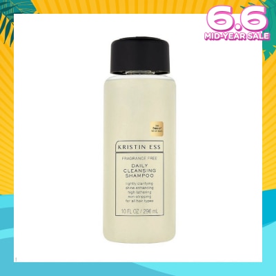 KRISTIN ESS HAIR Fragrance Free Daily Cleansing Shampoo (Shine Enhancing + Adds Volume) 296ml
