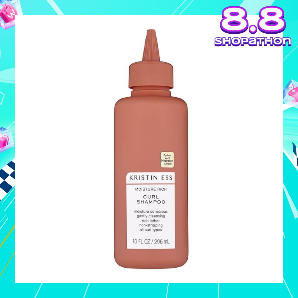 Moisture Rich Curl Shampoo (Moisturising + Gently Cleansing) 296ml