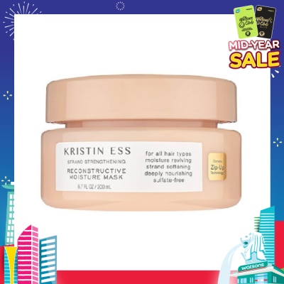 KRISTIN ESS HAIR Strand Strengthening Reconstructive Moisture Mask (Moisturises + Softens Hair) 200ml