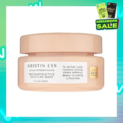 KRISTIN ESS HAIR Strand Strengthening Reconstructive Moisture Mask (Moisturises + Softens Hair) 200ml