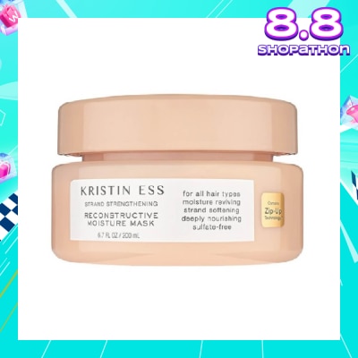 KRISTIN ESS HAIR Strand Strengthening Reconstructive Moisture Mask (Moisturises + Softens Hair) 200ml