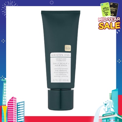 KRISTIN ESS HAIR Weightless Hydration Daily Scalp & Hair Mask (Hydrates + Rebalances Scalp) 200ml