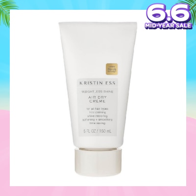 KRISTIN ESS HAIR Weightless Shine Air Dry Cream (Shine Restoring + Softens Hair) 150ml