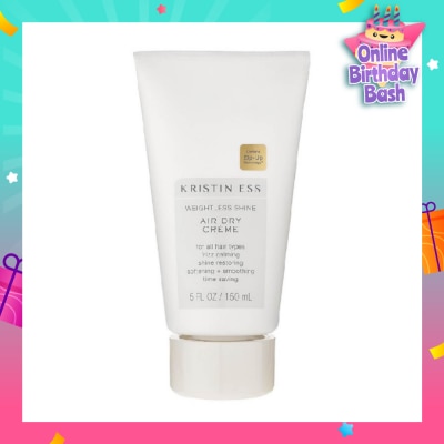 KRISTIN ESS HAIR Weightless Shine Air Dry Cream (Shine Restoring + Softens Hair) 150ml