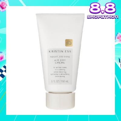KRISTIN ESS HAIR Weightless Shine Air Dry Cream (Shine Restoring + Softens Hair) 150ml