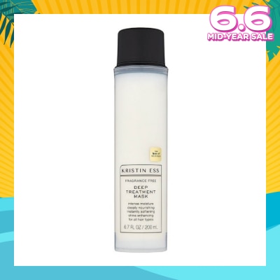 KRISTIN ESS HAIR Fragrance Free Deep Treatment Mask (Moisturising + Nourishes Hair) 200ml