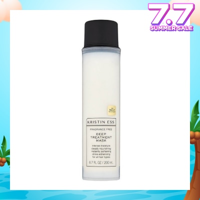 KRISTIN ESS HAIR Fragrance Free Deep Treatment Mask (Moisturising + Nourishes Hair) 200ml