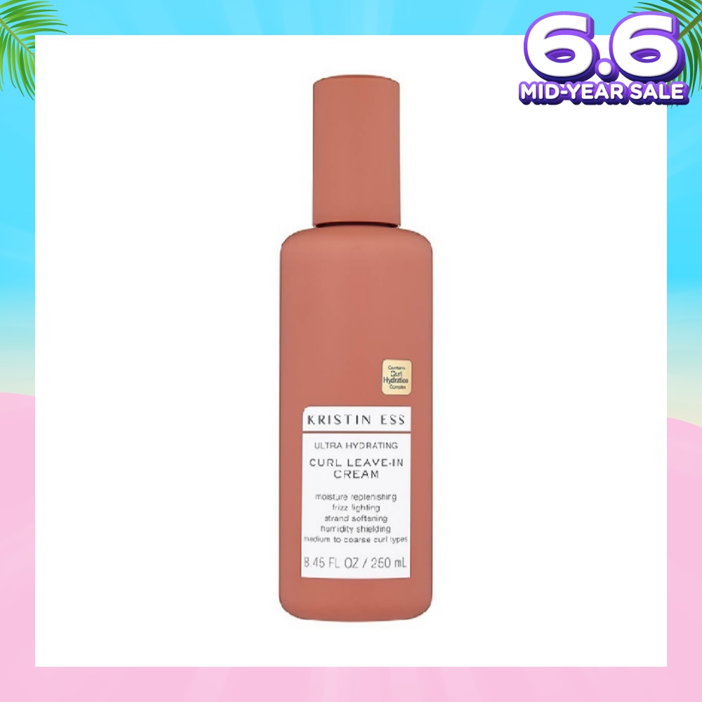 Ultra Hydrating Curl Leave-In Cream (Moisturising + Defrizzes Hair) 250ml