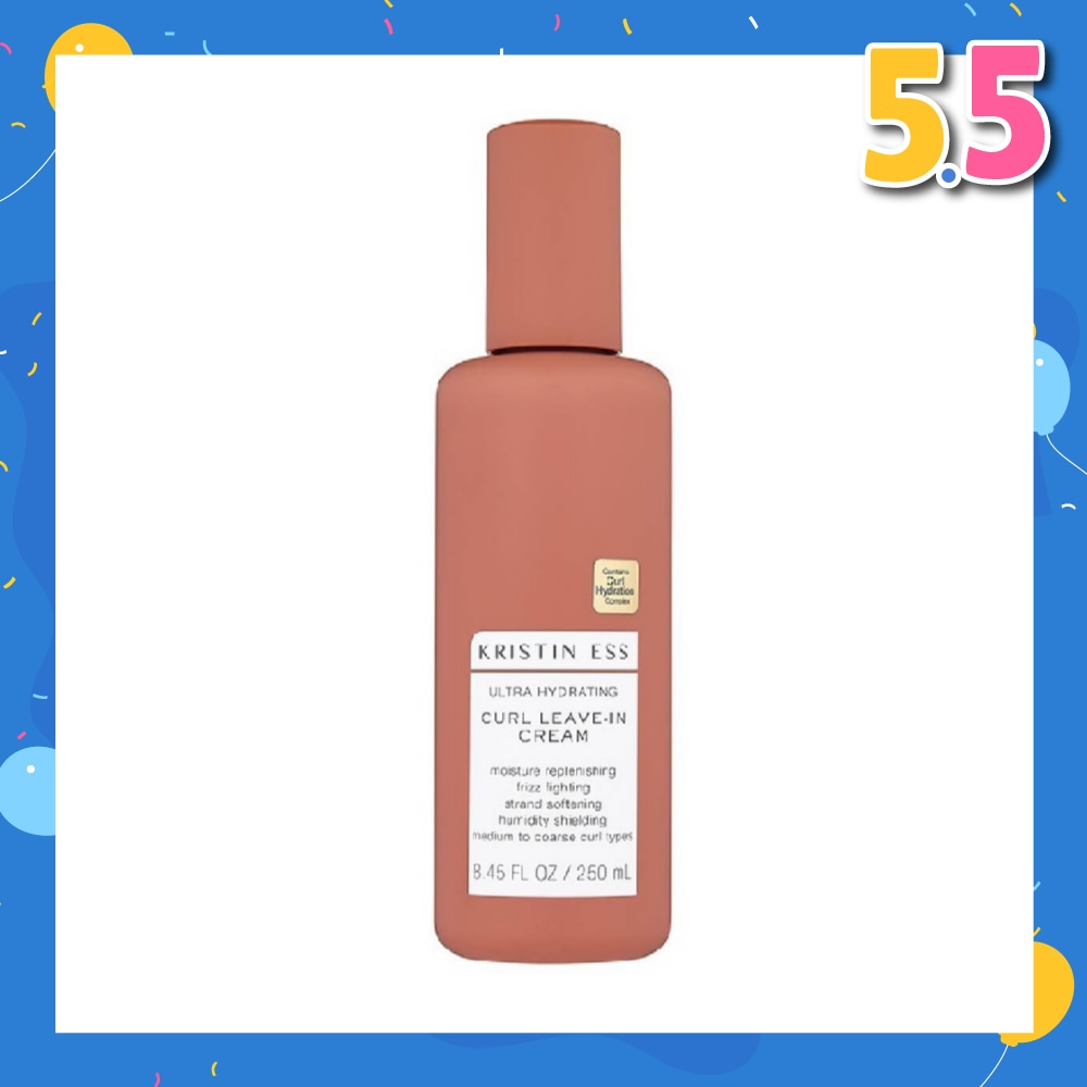 Ultra Hydrating Curl Leave-In Cream (Moisturising + Defrizzes Hair) 250ml